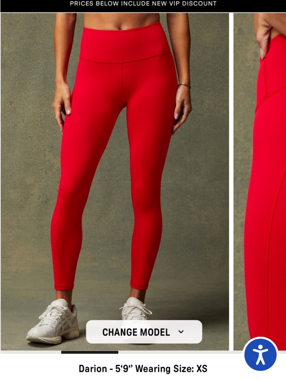 NWT Fabletics Powerhold Leggings in XS regular